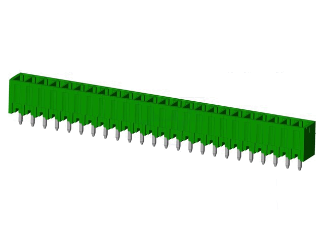 Connector: ontkoppelbare terminal strip; contact; mannelijk Connector: ontkoppelbare terminal strip; contact; mannelijk